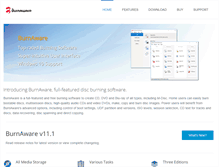 Tablet Screenshot of burnaware.com